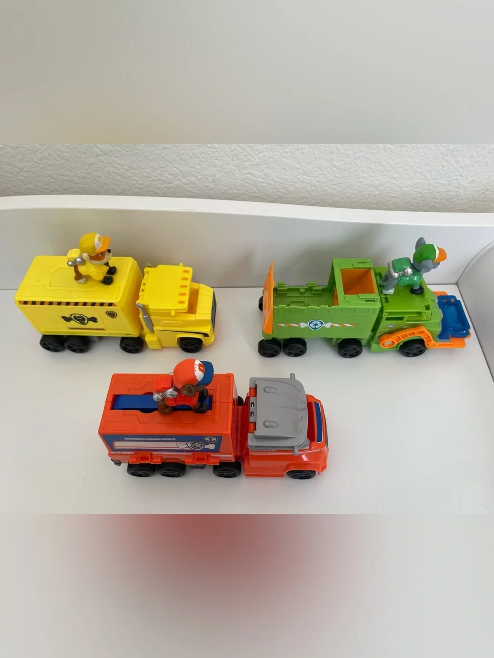 Paw Patrol Big Truck Pups Set Including Complete Zuma and Skye HTF